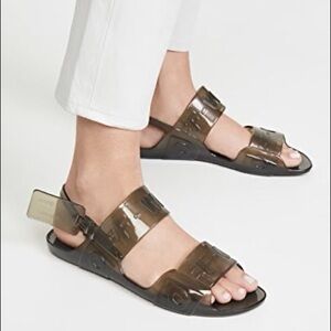 OFF-WHITE Jelly Sole Sandals Black 7.5